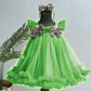 Baby Girls Knee Length Fancy Bow Frock/Dress