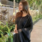 Very Nice Black Gold Moti Lace Kurta Set